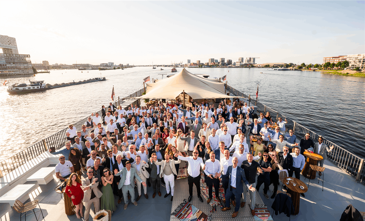 All Exact partners gathered on the OceanDiva in Amsterdam at the Ecosystem Awards 2025